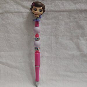 Disney Doorable-Bonnie- Handmade Beaded Pen